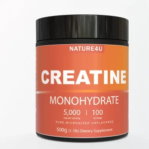 Nature4U Micronized Creatine Monohydrate Powder